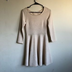 Cream Skater Dress from Irene’s Story